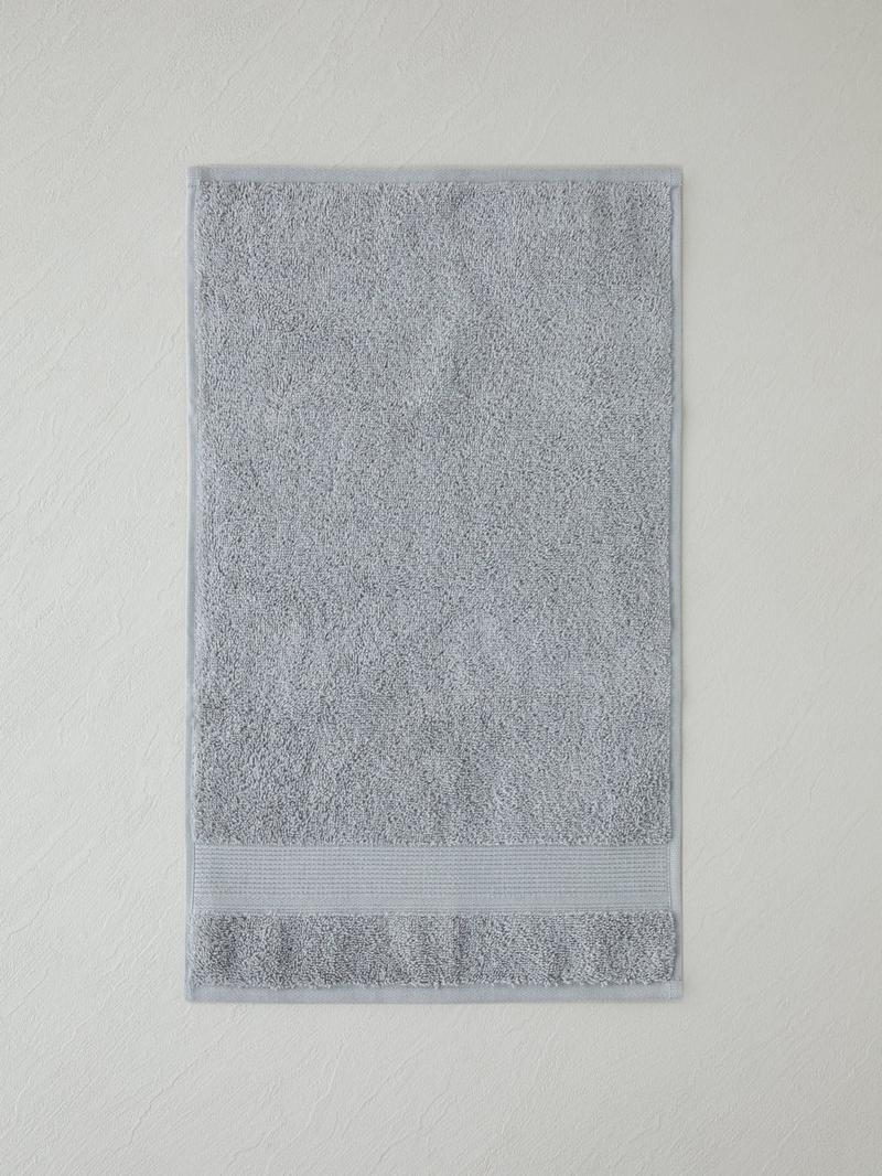 Modern Line Pamuk 3'lü Havlu Seti 30x50 cm Koyu Gri