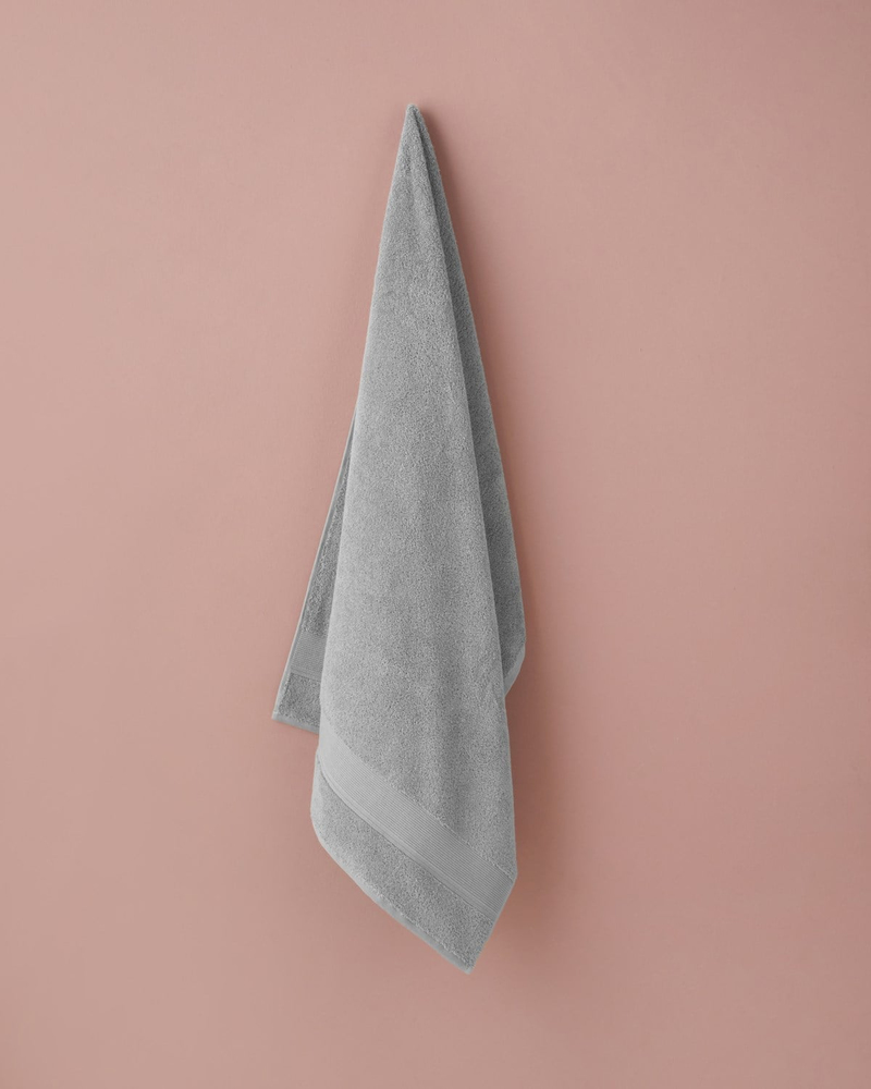 Modern Line Pamuk Banyo Havlusu 70x140 cm Koyu Gri