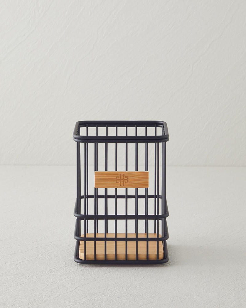 Moira Metal Kaşıklık 11x11 cm Siyah