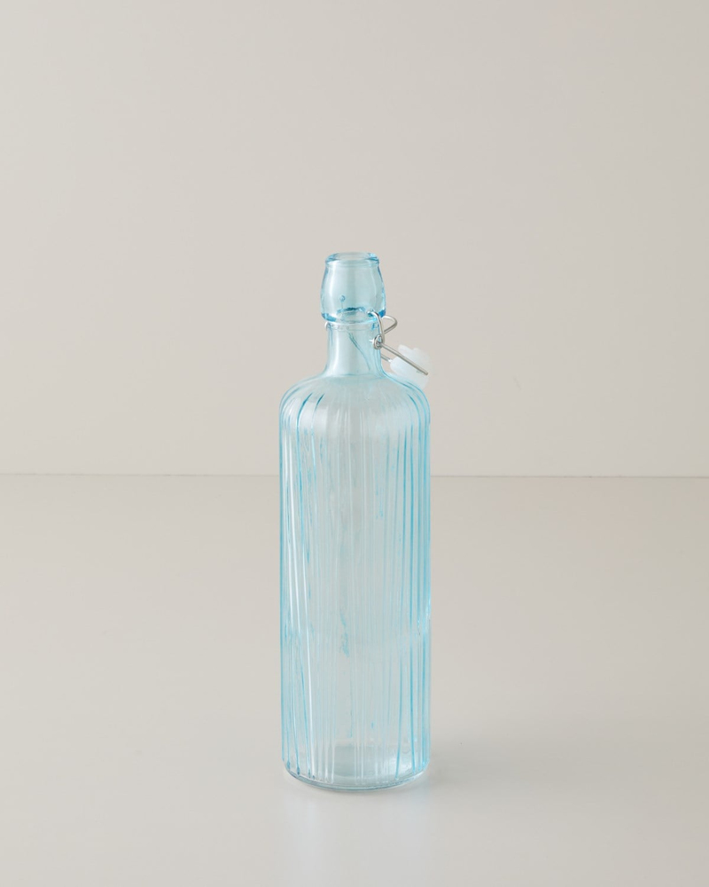 Moist Cam Şişe 1000 ml Mavi