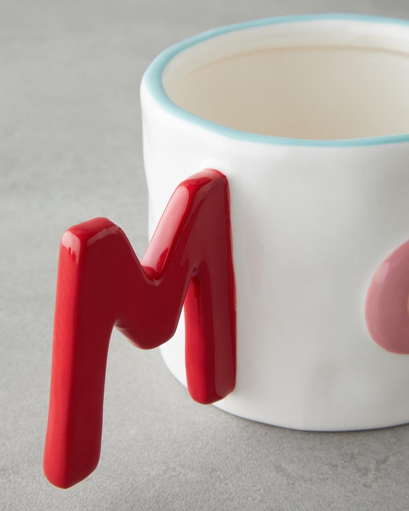 Mom Stoneware Kupa 400 ml Pembe