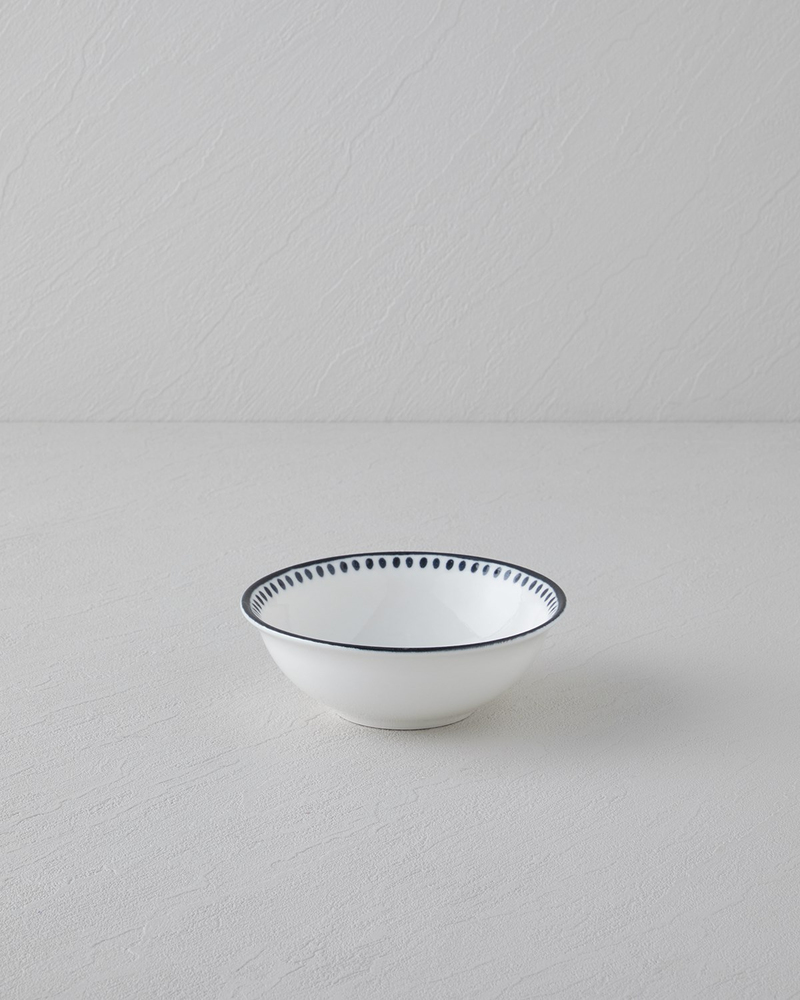 Monarch Porselen Kase 14 cm Siyah - Beyaz