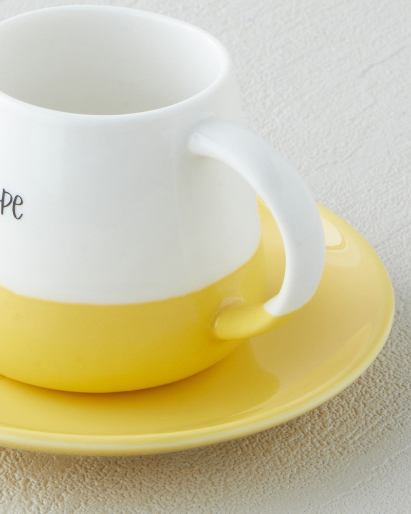 Mood Cups New Bone China 8 Parça 4 Kişilik Kahve Fincan Takımı 90 ml Renkli