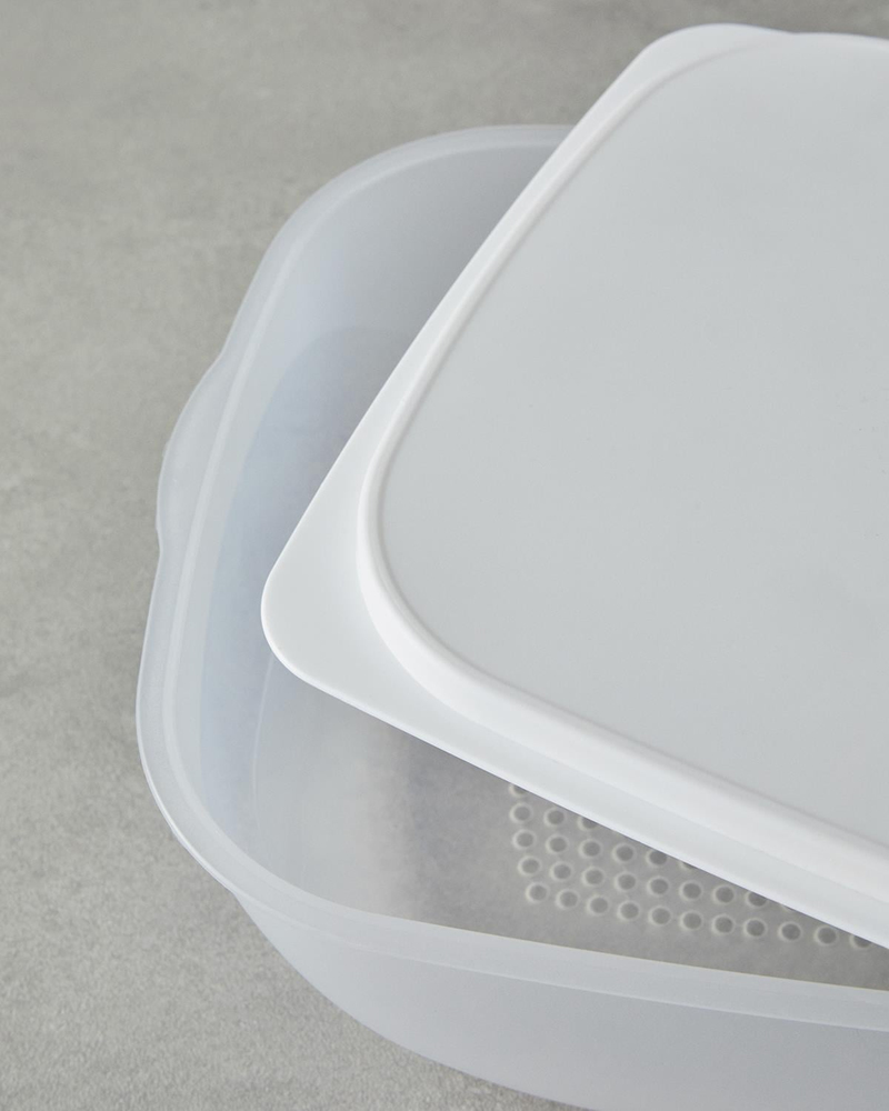 Morgan Plastik Saklama Kabı 30x21,5 cm Beyaz