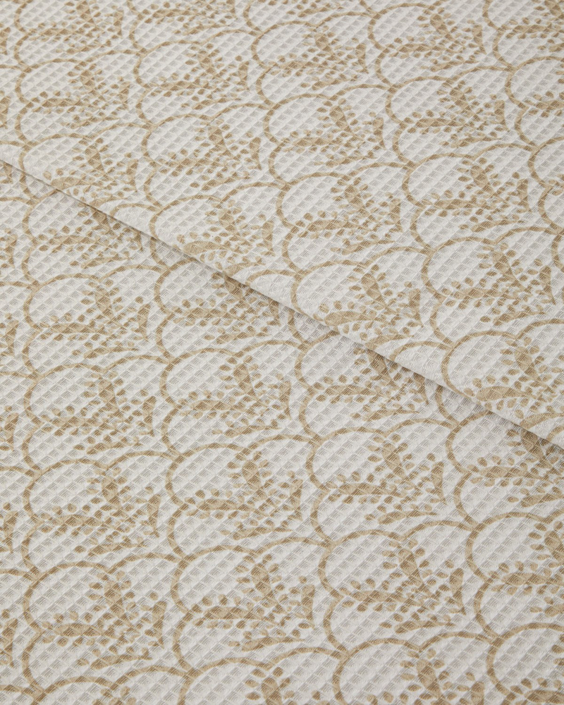 Mossia Tek Kişilik Pike Takımı 150x220 cm Bej