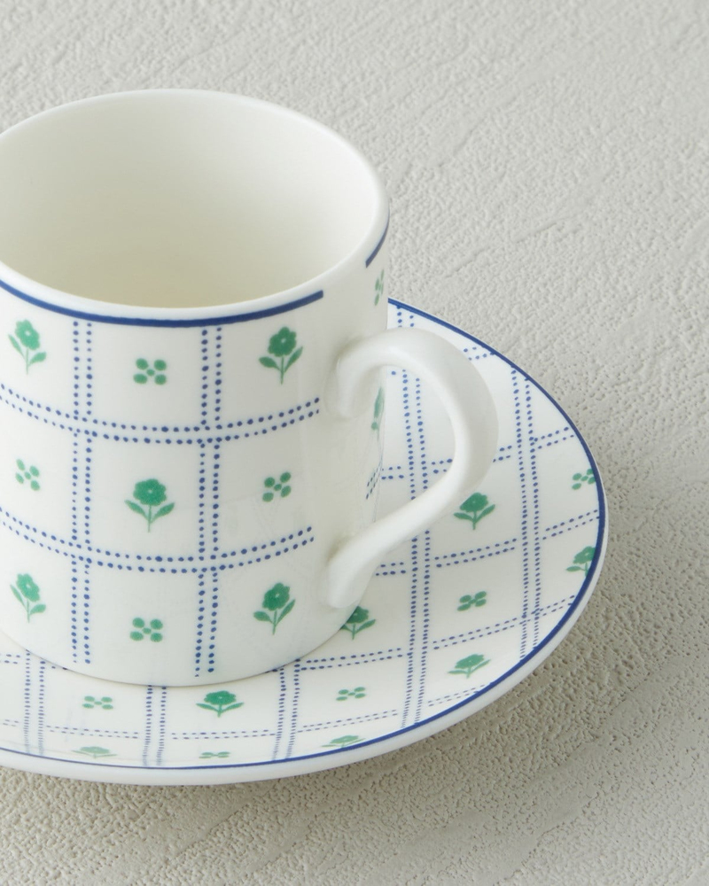 Nautica New Bone China 4 Parça 2 Kişilik Kahve Fincan Takımı 80 ml Mavi