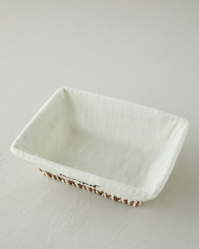 Navera Kağıt Ekmek Sepeti 23,5x18x8 cm Krem