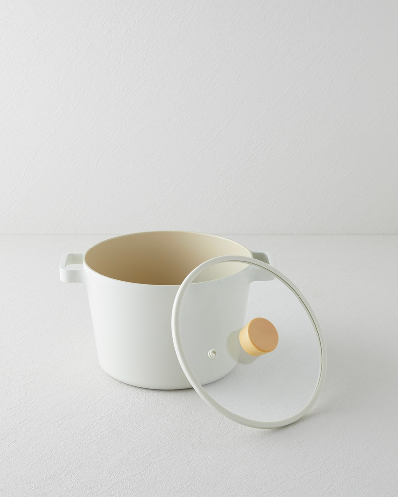 Neoflam Fika Döküm Derin Tencere 22x15 cm Bej