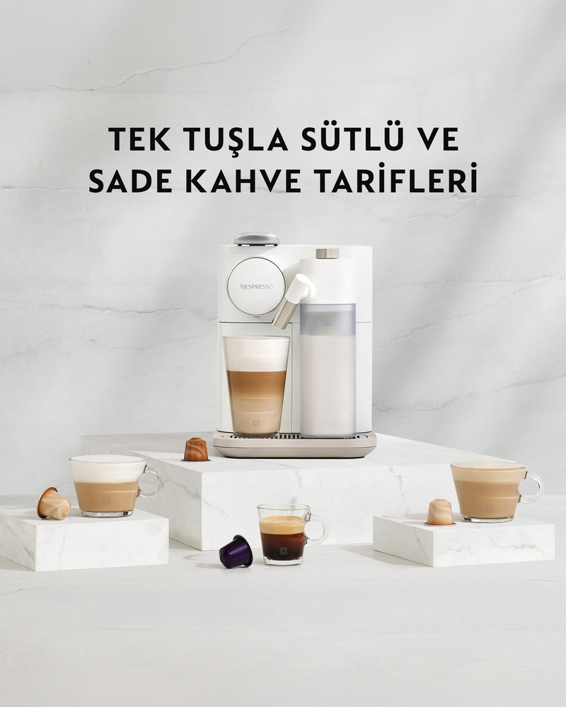 Nespresso F541 Gran Latissima Süt Çözümlü Espresso Makinesi Beyaz