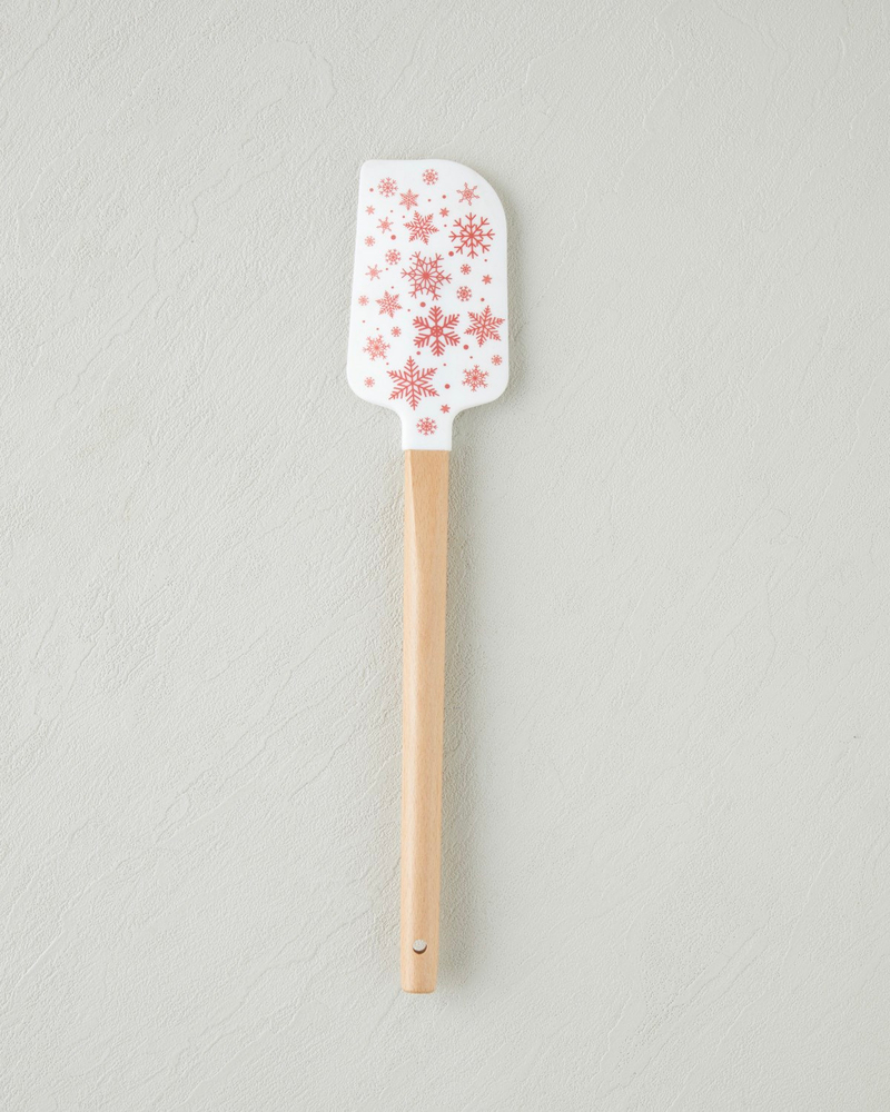 New Year Joy Silikon 2 Parça Servis Gereci 32,1x22,7 cm Kırmızı - Beyaz