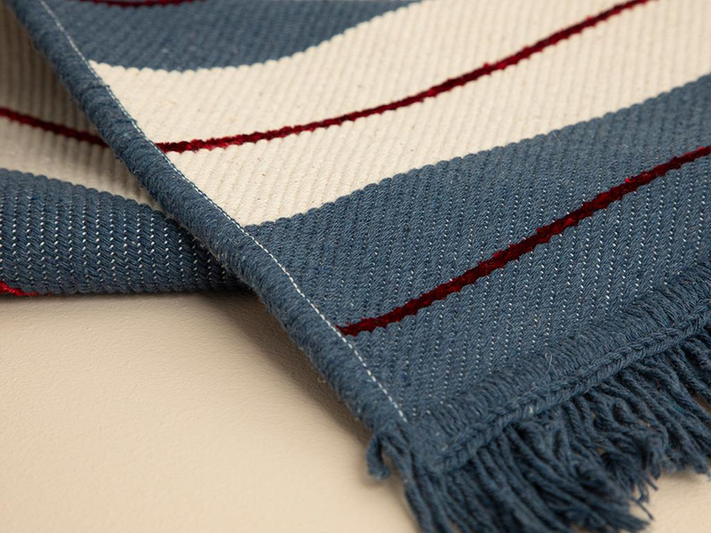 Nikky Dokuma Şönil Kilim İndigo