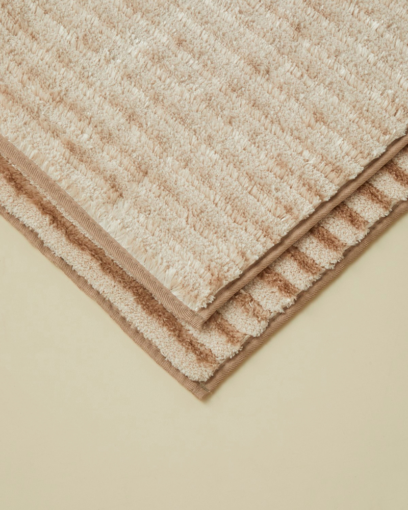 Nora Glow Kaydırmaz Taban Banyo Paspası Seti 60x90 + 40x60 cm Pembe