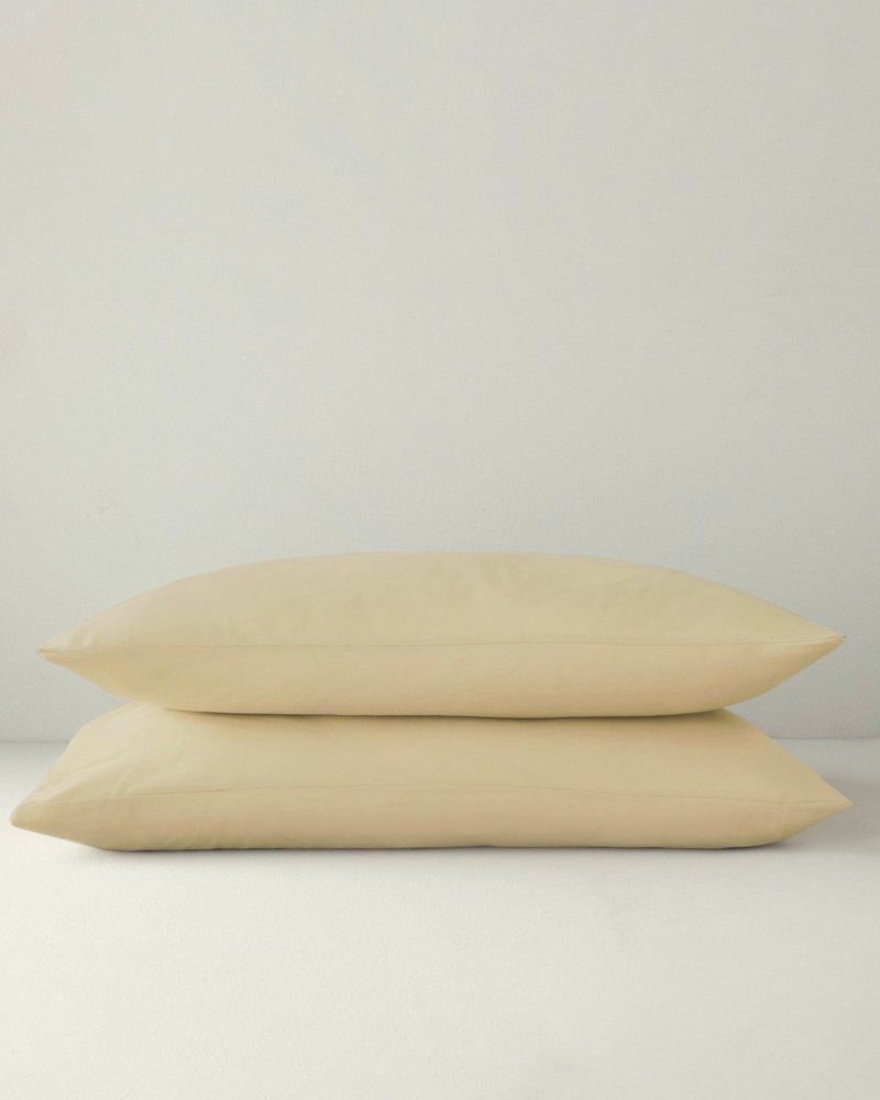 Novella Premium Soft Cotton 2'li Yastık Kılıfı 50x70 cm Açık Sarı