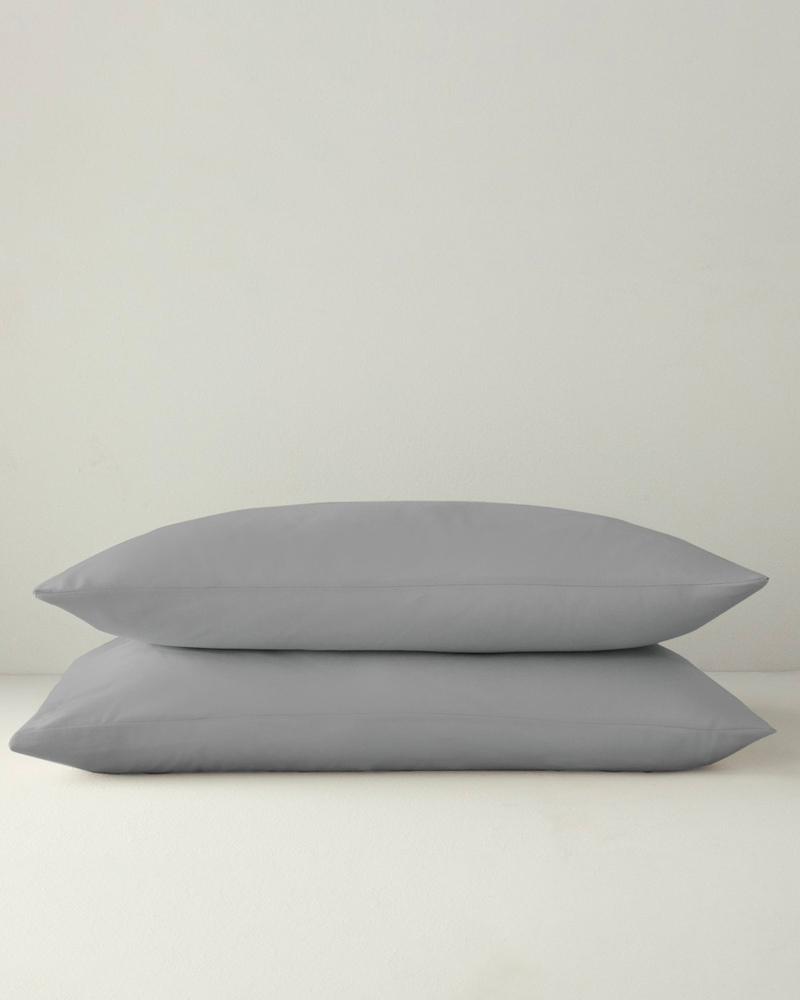 Novella Premium Soft Cotton 2'li Yastık Kılıfı 50x70 cm Orta Gri