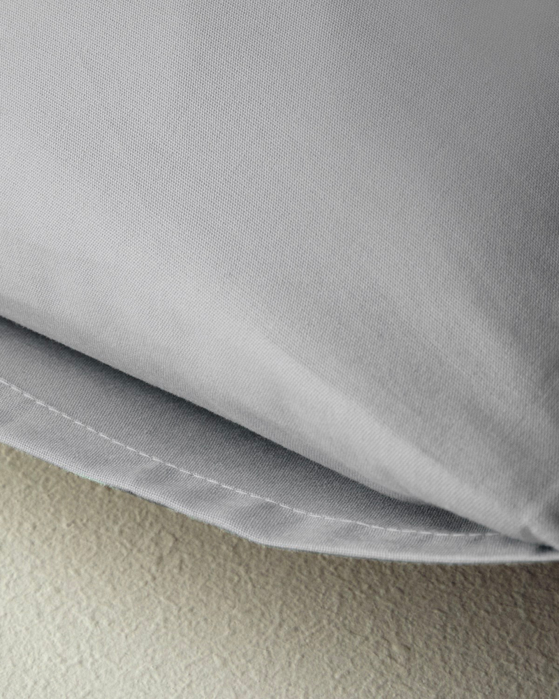 Novella Premium Soft Cotton 2'li Yastık Kılıfı 50x70 cm Orta Gri