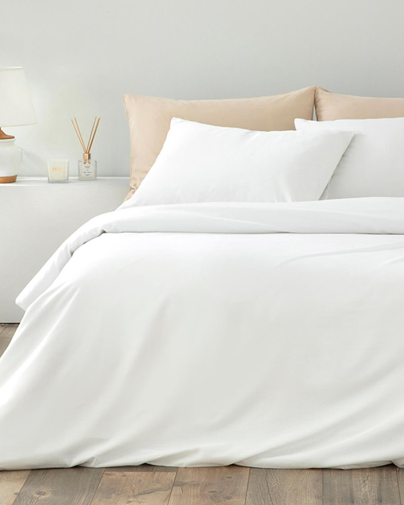 Novella Premium Soft Cotton Çift Kişilik Nevresim Takımı Beyaz