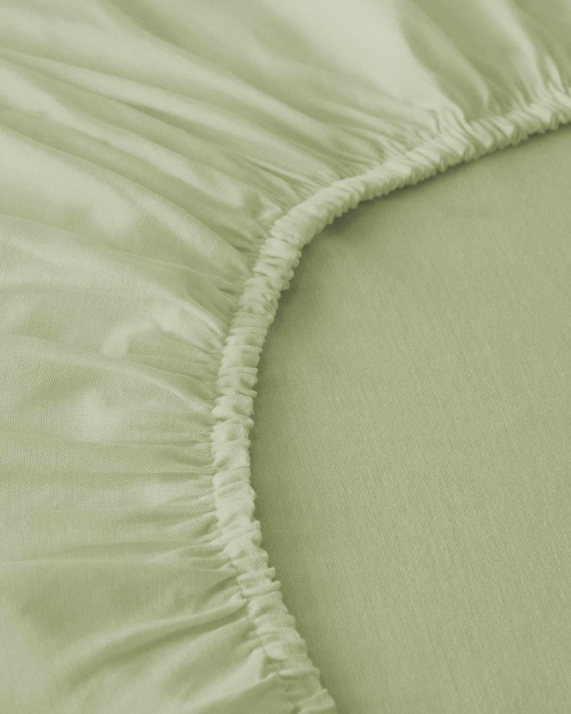 Novella Premium Soft Cotton Tek Kişilik Lastikli Çarşaf 160x200 cm Yeşil