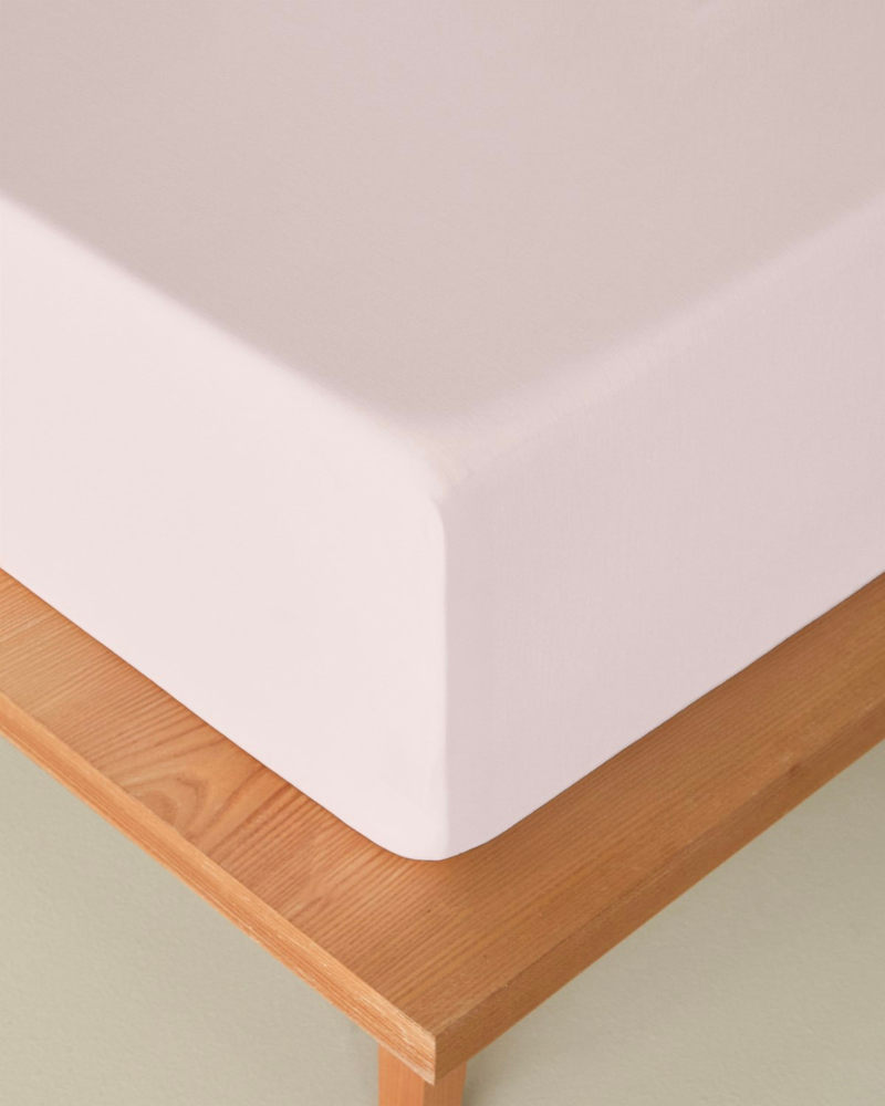 Novella Premium Soft Cotton Tek Kişilik Plus Lastikli Çarşaf 120x200 cm Toz Pembe