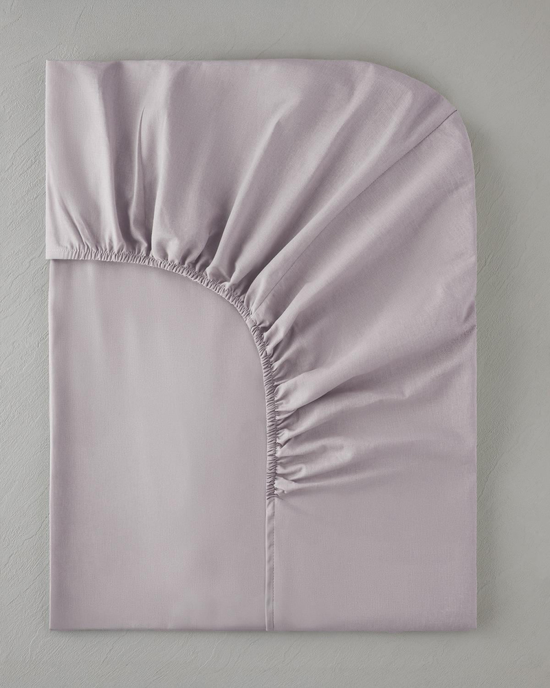 Novella Premium Soft Cotton Tek Kişilik Plus Lastikli Çarşaf 120x200 cm Lila