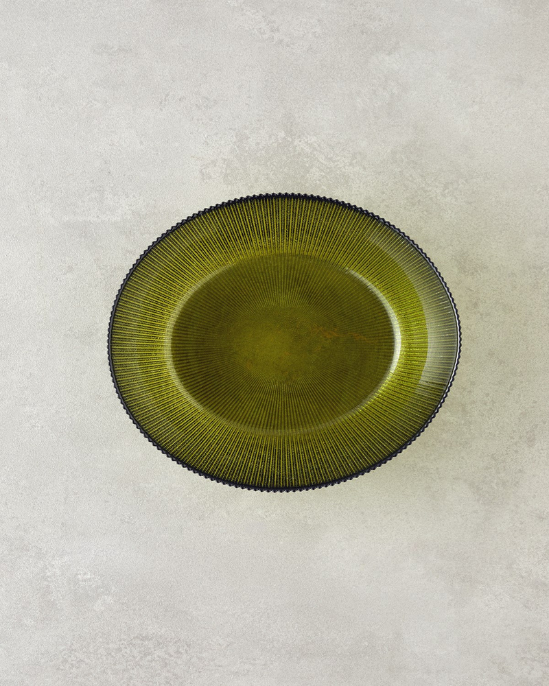 Olith Cam Kase 23 cm Yeşil