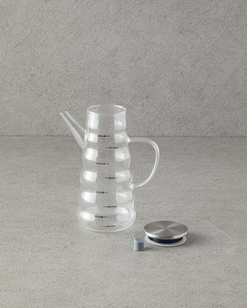 Ornella Borosilikat Yağdanlık 800 ml Şeffaf