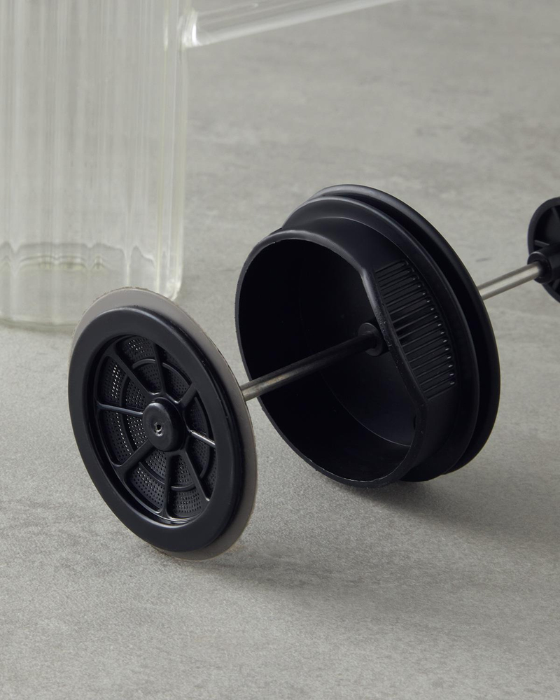 Pansy Borosilikat French Press 400 ml Siyah