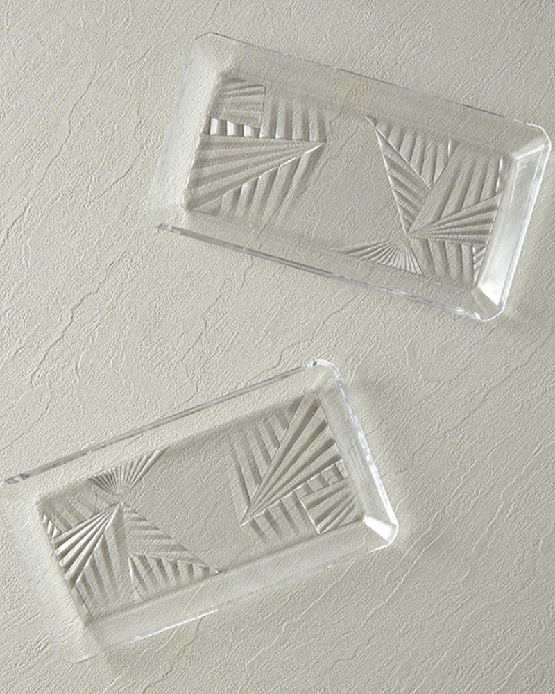 Paşabahçe-Madlen Cam 2'li Kayık Tabak 21x12 cm
