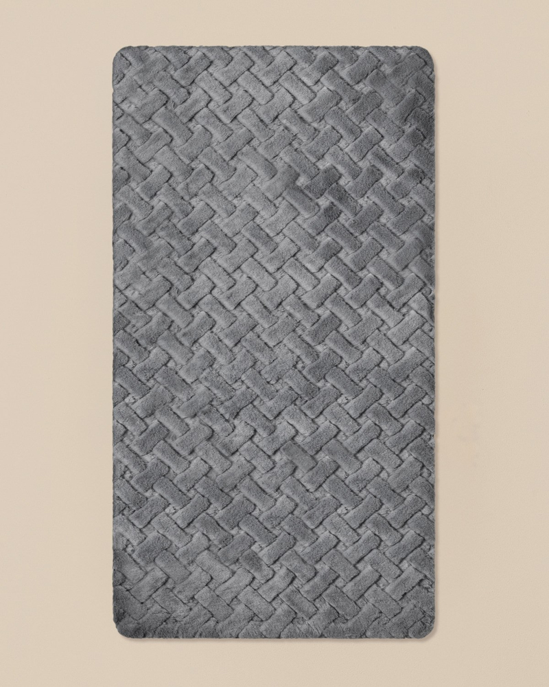 Peggy Pelüş Halı 80x150 cm Gri