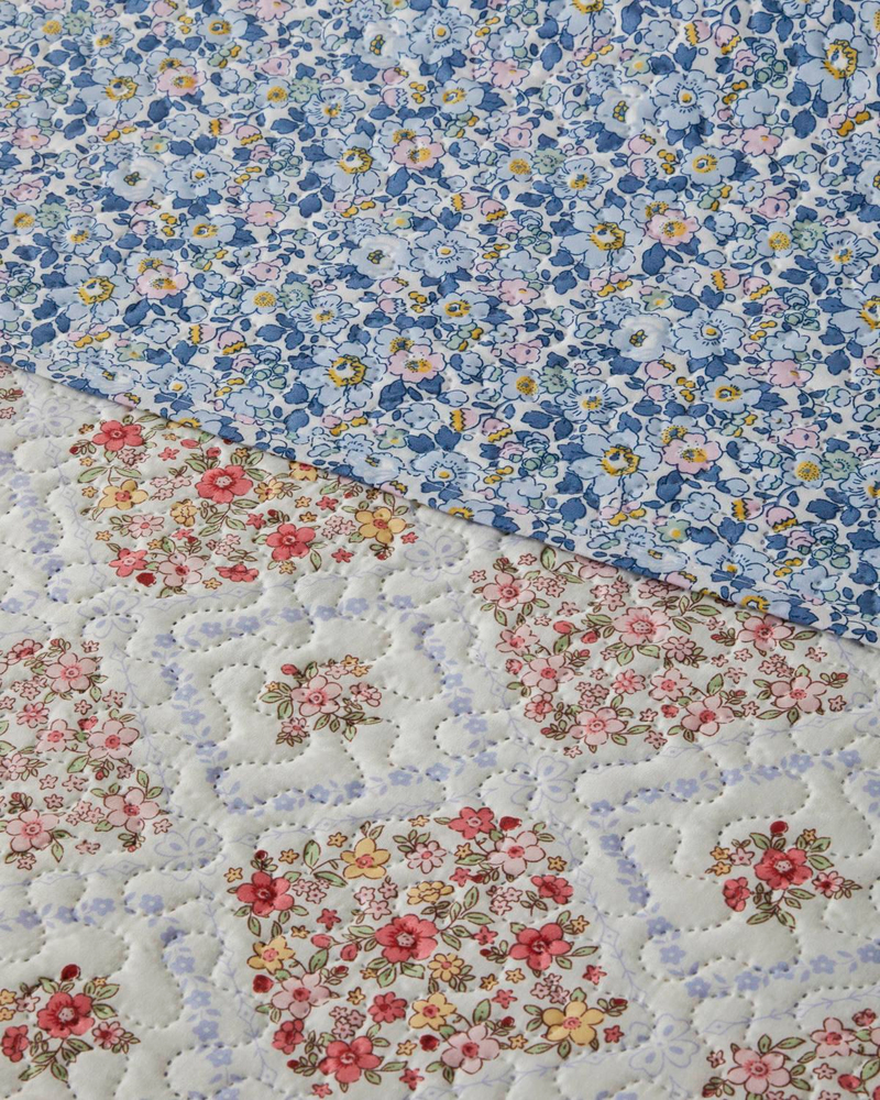 Penny Bloom Çift Kişilik Çok Amaçlı Örtü 200x220 cm Mor