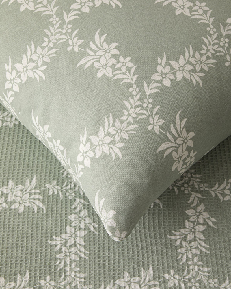 Pera Çift Kişilik Pike Takımı 200x220 cm Yeşil