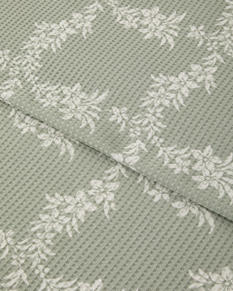 Pera Çift Kişilik Pike Takımı 200x220 cm Yeşil