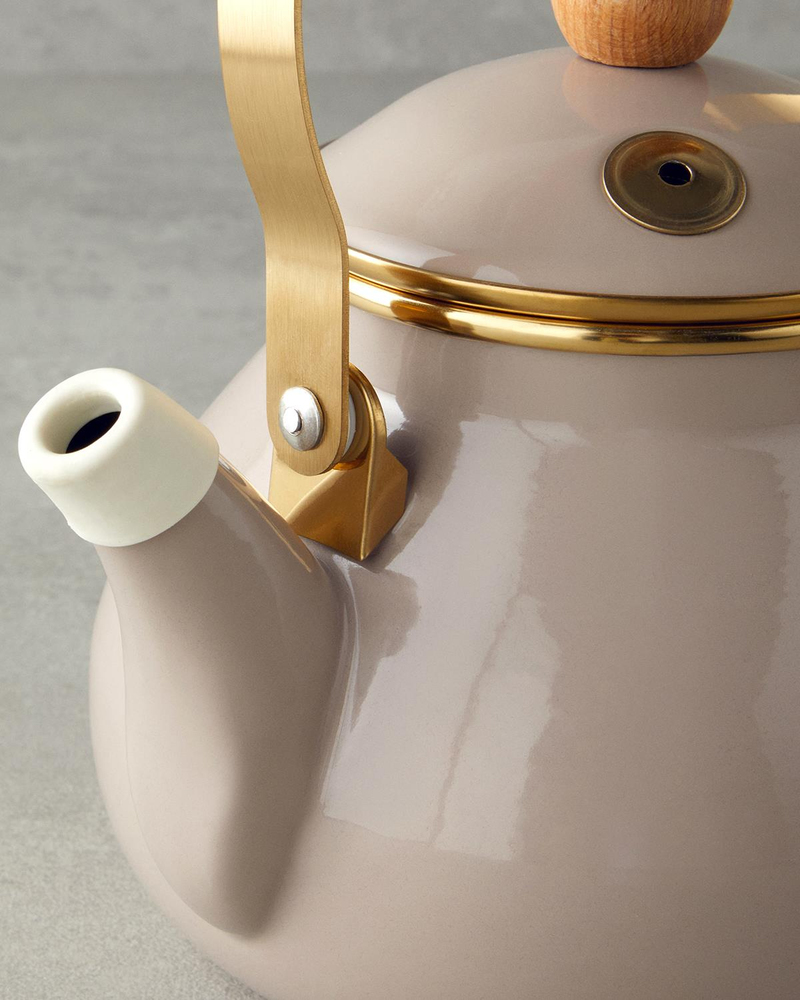 Perro Emaye Demlik 2 Litre Bej