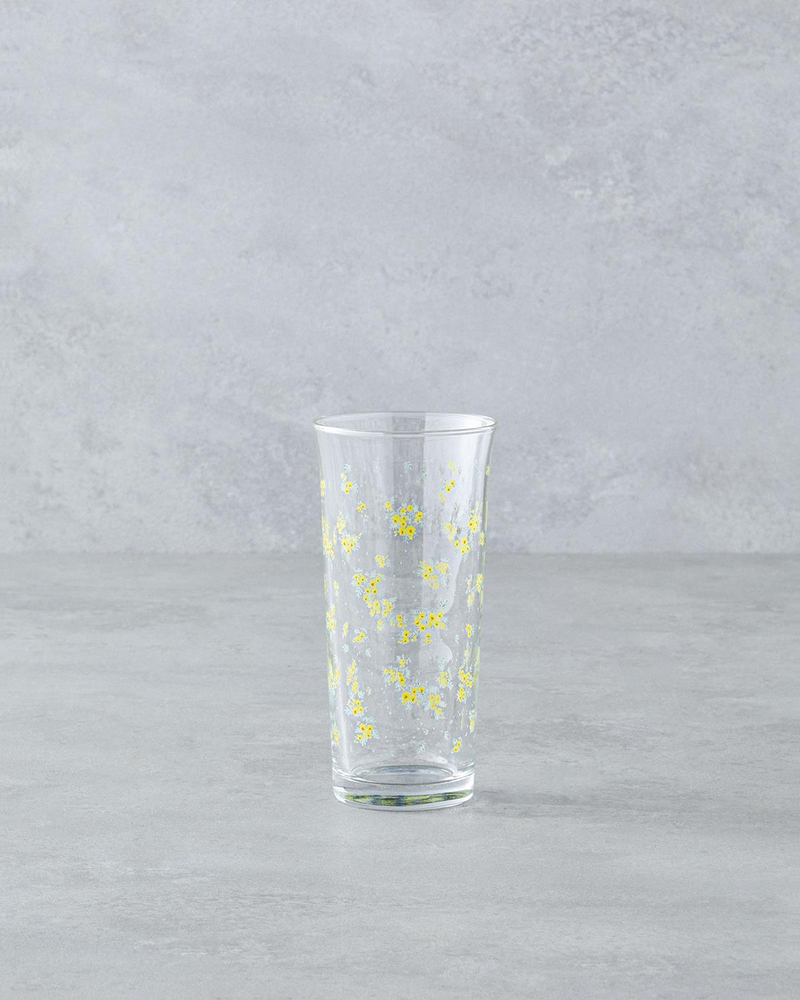 Petal Cam 3'lü Bardak 290 ml Sarı