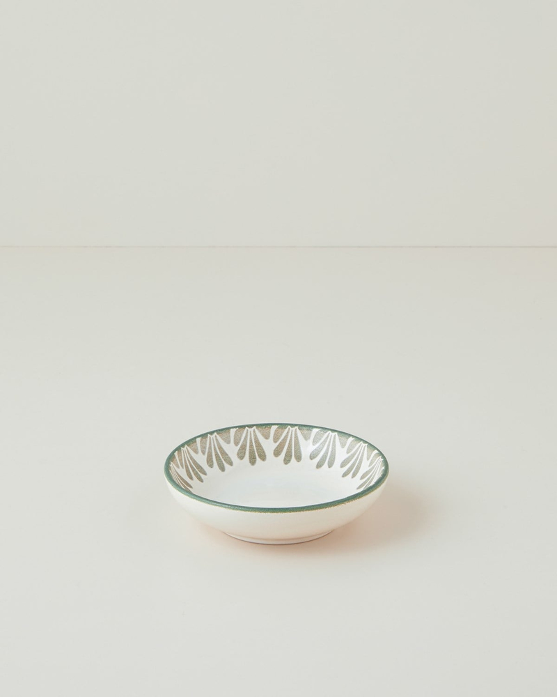 Petal Poetry Seramik Çerezlik 13 cm Yeşil