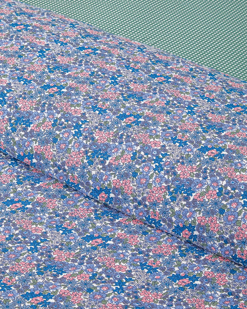 Petit Chamomile Baskılı Çift Kişilik Pike Takımı 200x220 cm Pembe