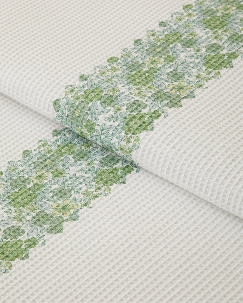 Petty Chic Çift Kişilik Pike 200x220 cm Yeşil