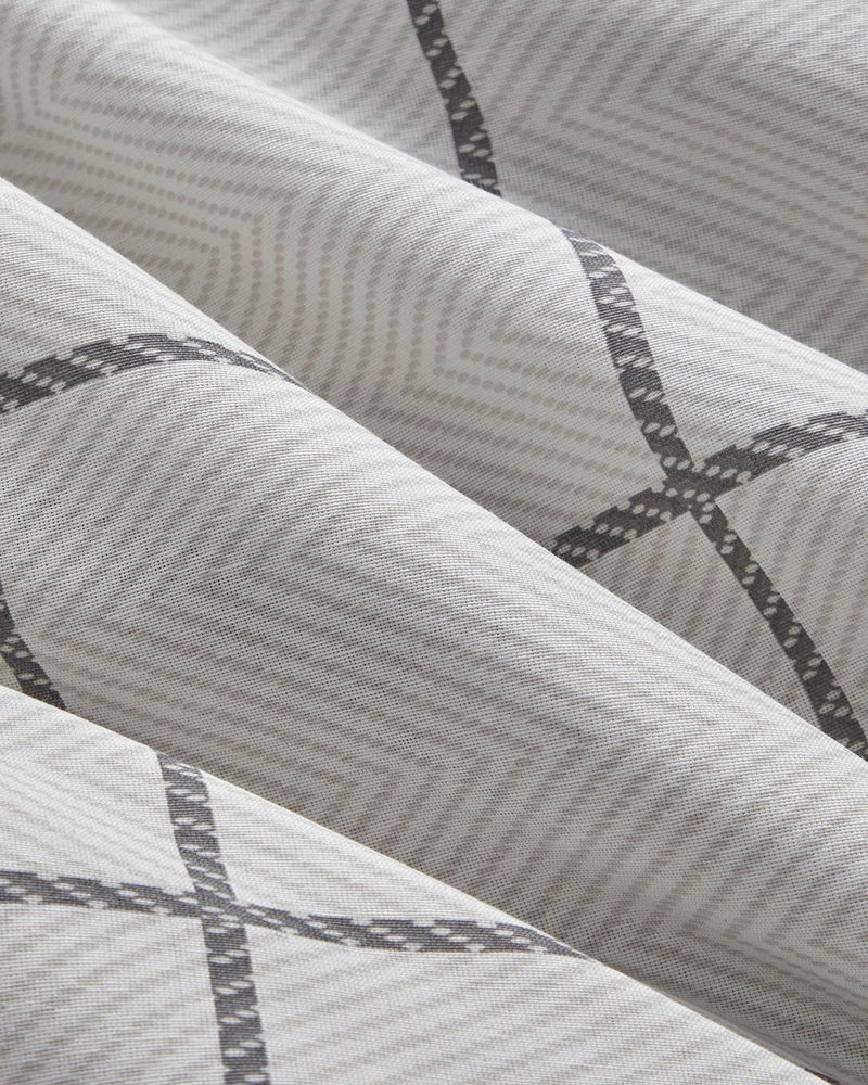 Plaid Wave Kolay Ütülenir Tek Kişilik Nevresim Takımı 160x220 cm Gri