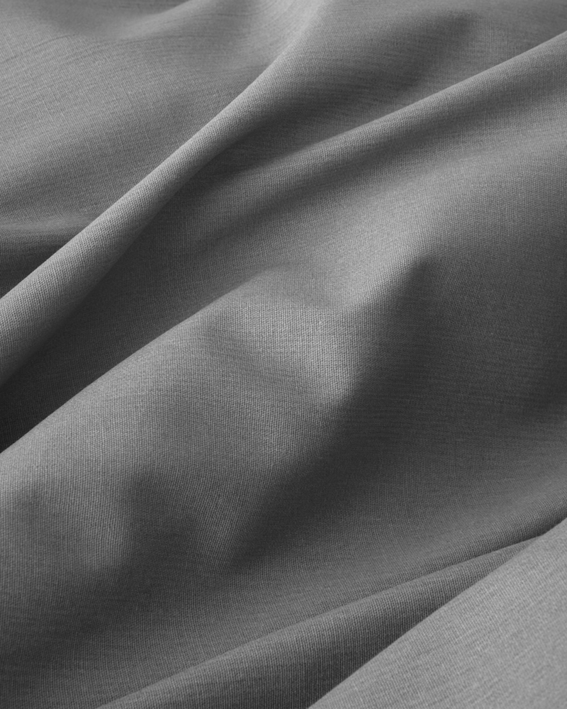 Plain Pamuk Çift Kişilik Nevresim Takımı 200x220 cm Gri-Sarı