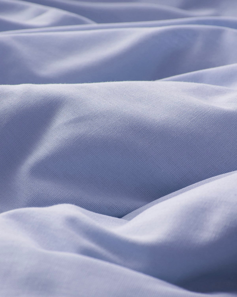 Plain Pamuk Çift Kişilik Nevresim Takımı 200x220 cm Ortanca Mavi-Su Yeşili