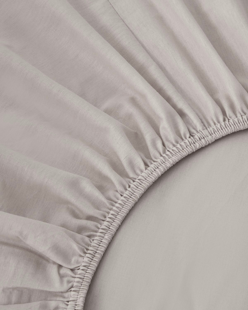 Plain Pamuk Tek Kişilik Nevresim Takımı 160x220 cm Taş Rengi-Ekru