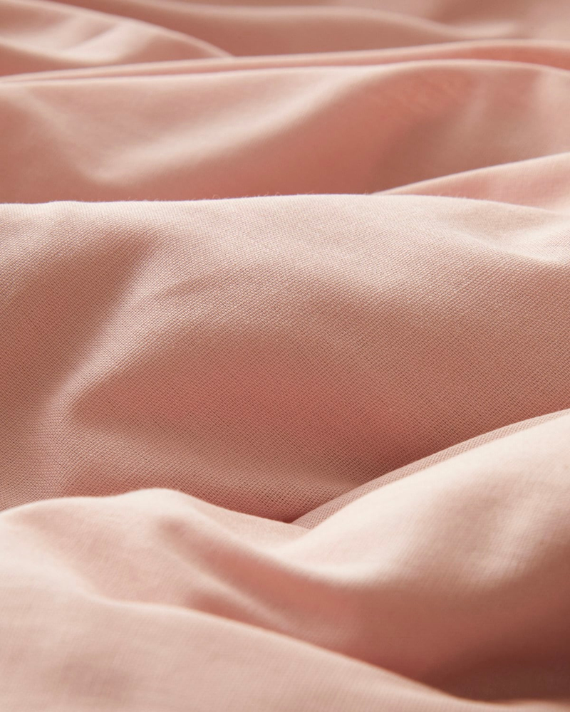 Plain Pamuk Tek Kişilik Nevresim Takımı 160x220 cm Toz Pembe-Leylak