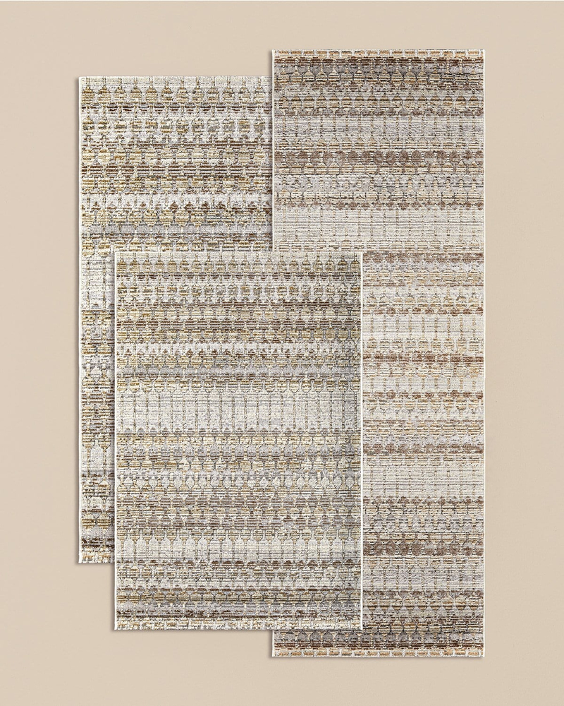 Plain Serenity Halı 80x300 cm Krem