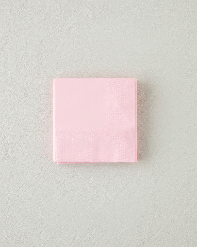 Plaine Kağıt 20'li Kağıt Peçete 24x24 cm Pembe