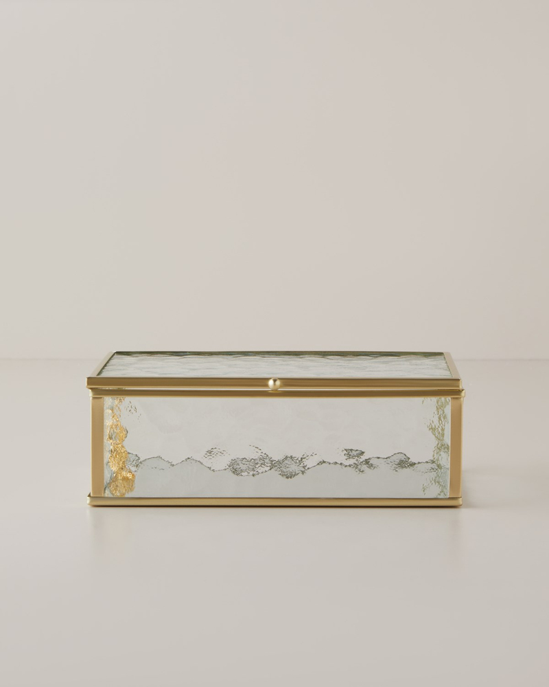 Poly Cam Dekoratif Kutu 18x12x6 cm Gold