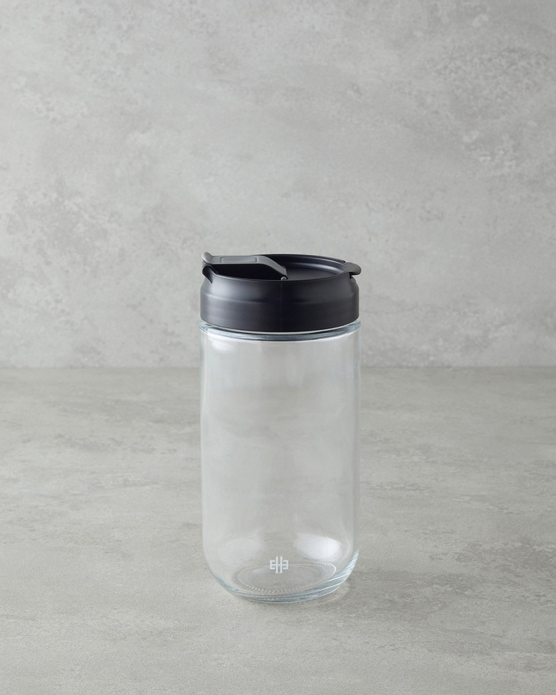 Prea Cam Kavanoz 800 ml Siyah