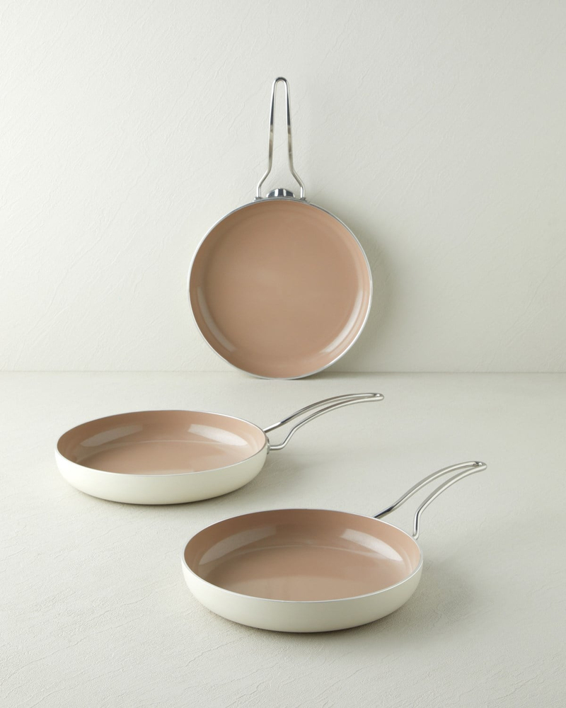 Prego CeraWell Seramik Tava 28 cm Krem - Kahve