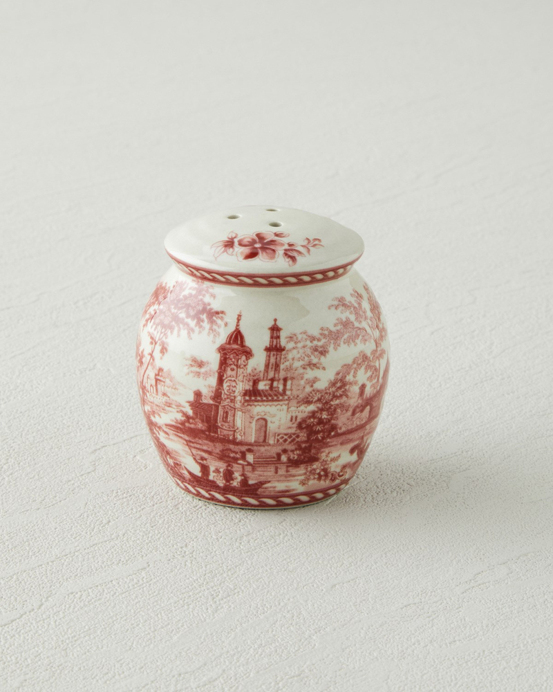 Preston Stoneware 2'li Tuzluk - Biberlik 13,5x7x7 cm Bordo