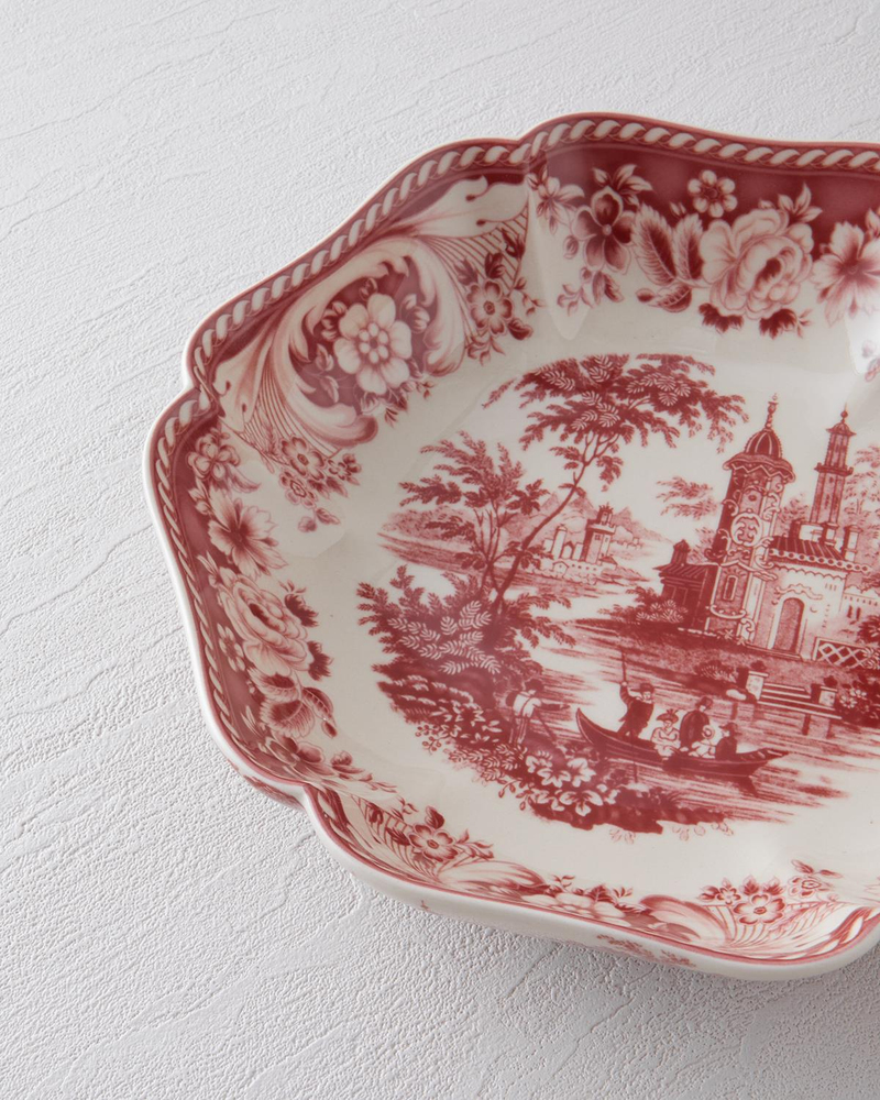 Preston Stoneware Kase 22 cm Bordo