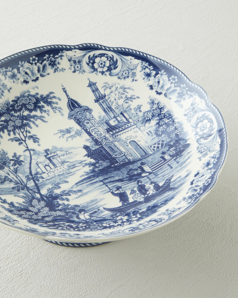 Preston Stoneware Sunumluk 24,5x24,5x8,5 cm Lacivert