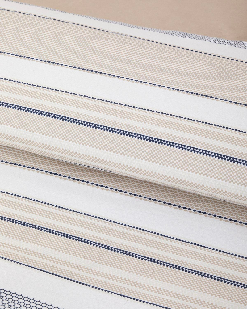 Pure Line Kolay Ütülenir Çift Kişilik Nevresim Takımı 200x220 cm Bej
